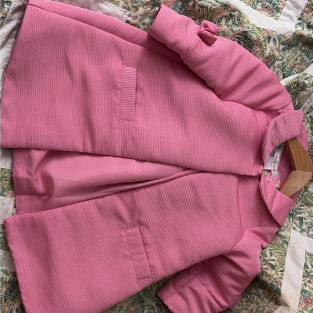 Pink Textured Coat
